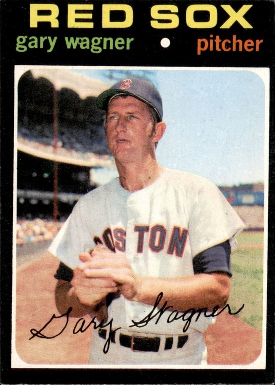 1971 Topps #473 Gary Wagner, Boston Red Sox