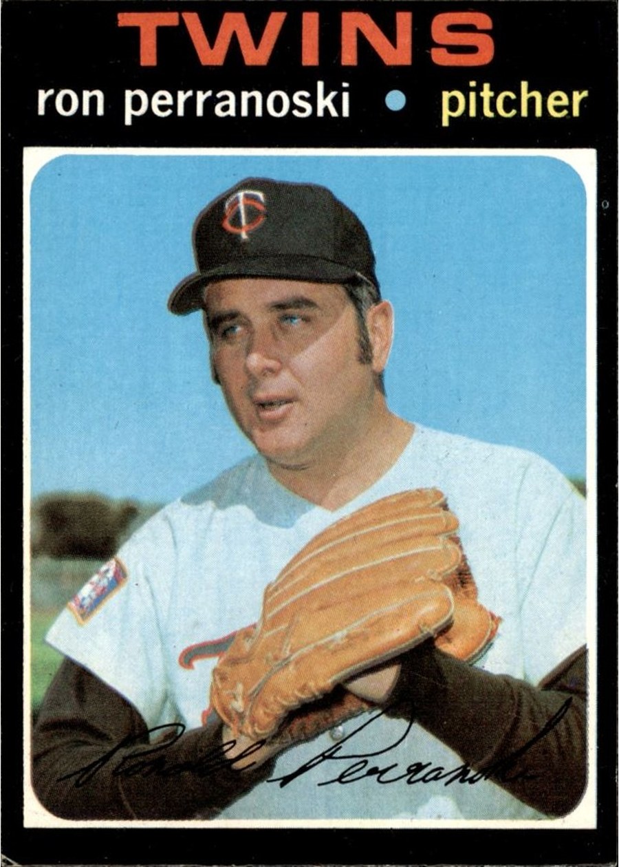 1971 Topps #475 Ron Perranoski, Minnesota Twins