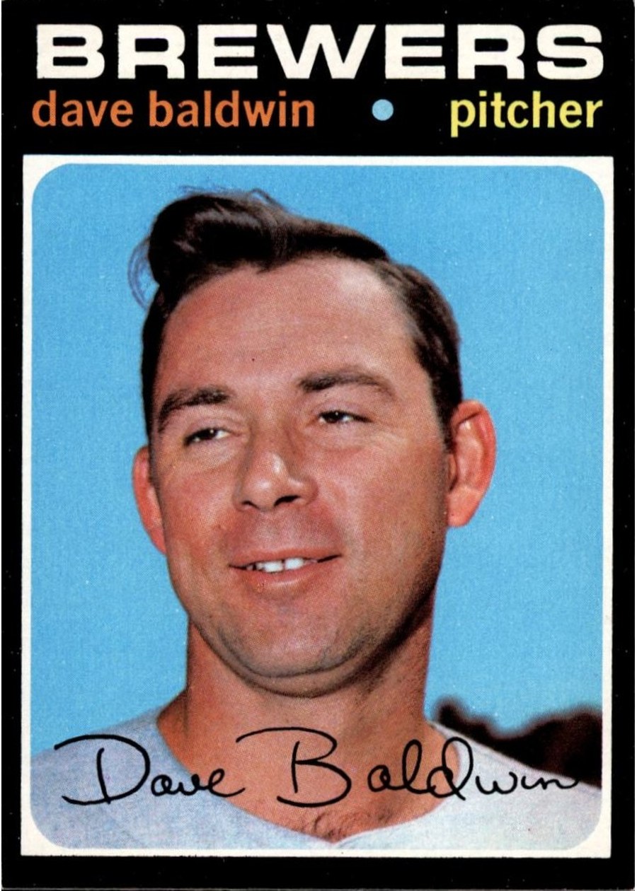 1971 Topps #48 Dave Baldwin, Milwaukee Brewers