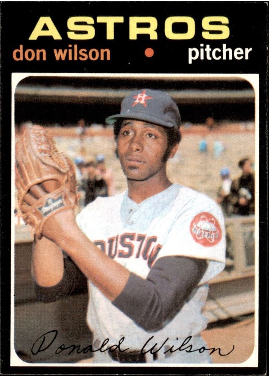 1971 Topps #484 Don Wilson, Houston Astros