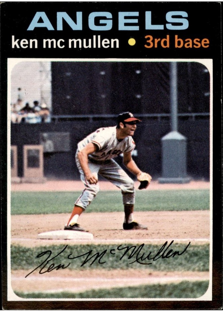 1971 Topps #485 Ken McMullen, California Angels