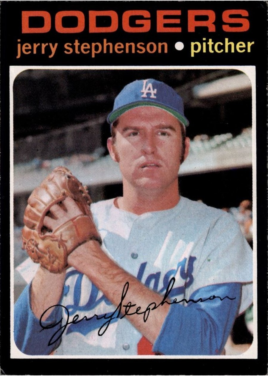 1971 Topps #488 Jerry Stephenson, Los Angeles Dodgers