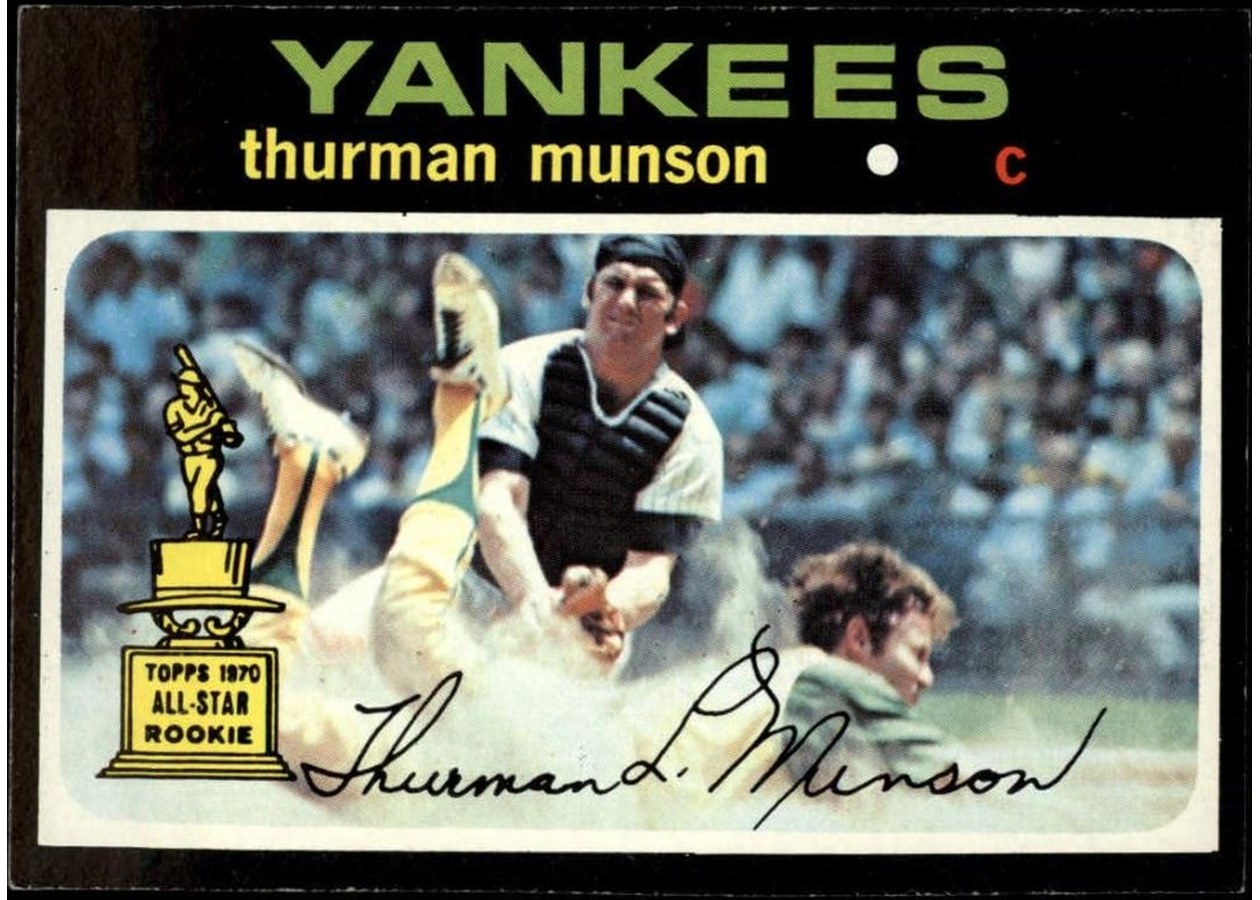 1971 Topps #5 Thurman Munson, New York Yankees