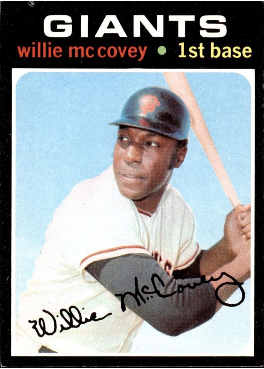 1971 Topps #50 Willie McCovey, San Francisco Giants