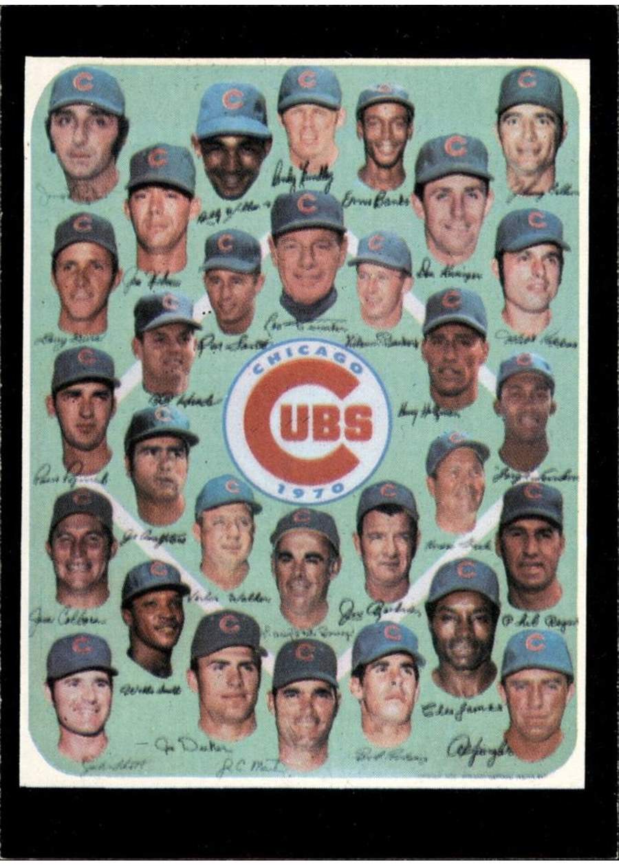 1971 Topps #502 Chicago Cubs