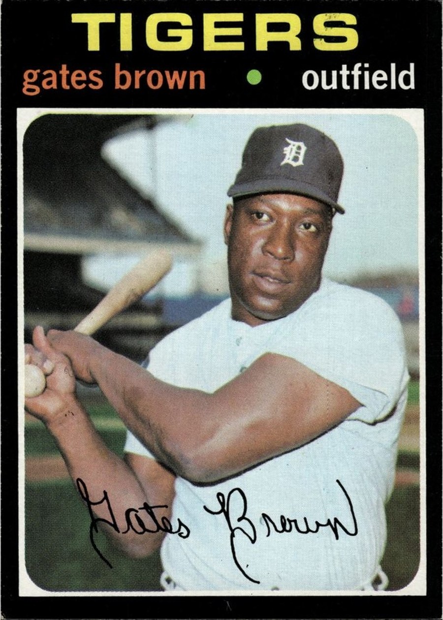 1971 Topps #503 Gates Brown, Detroit Tigers