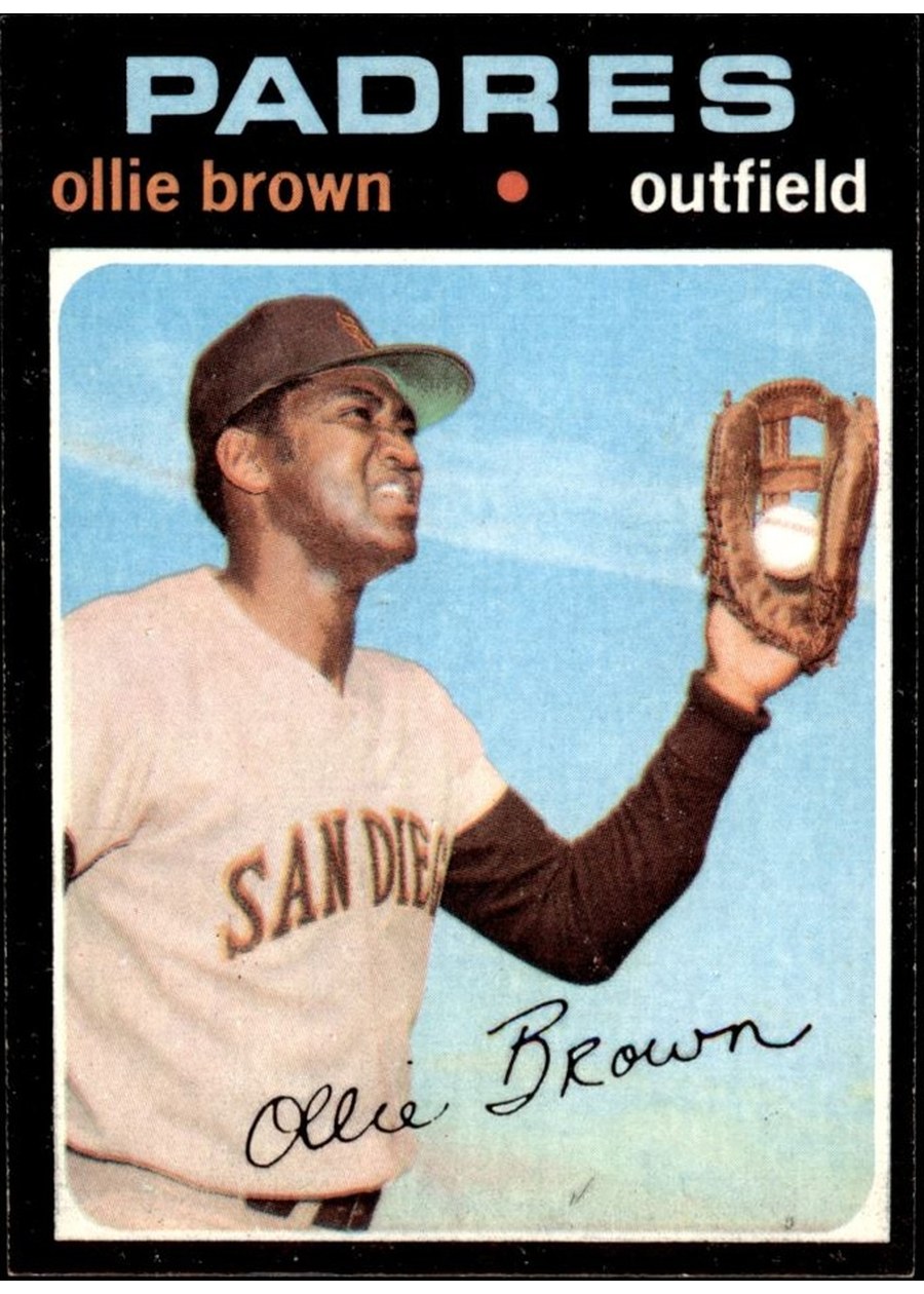 1971 Topps #505 Ollie Brown, San Diego Padres