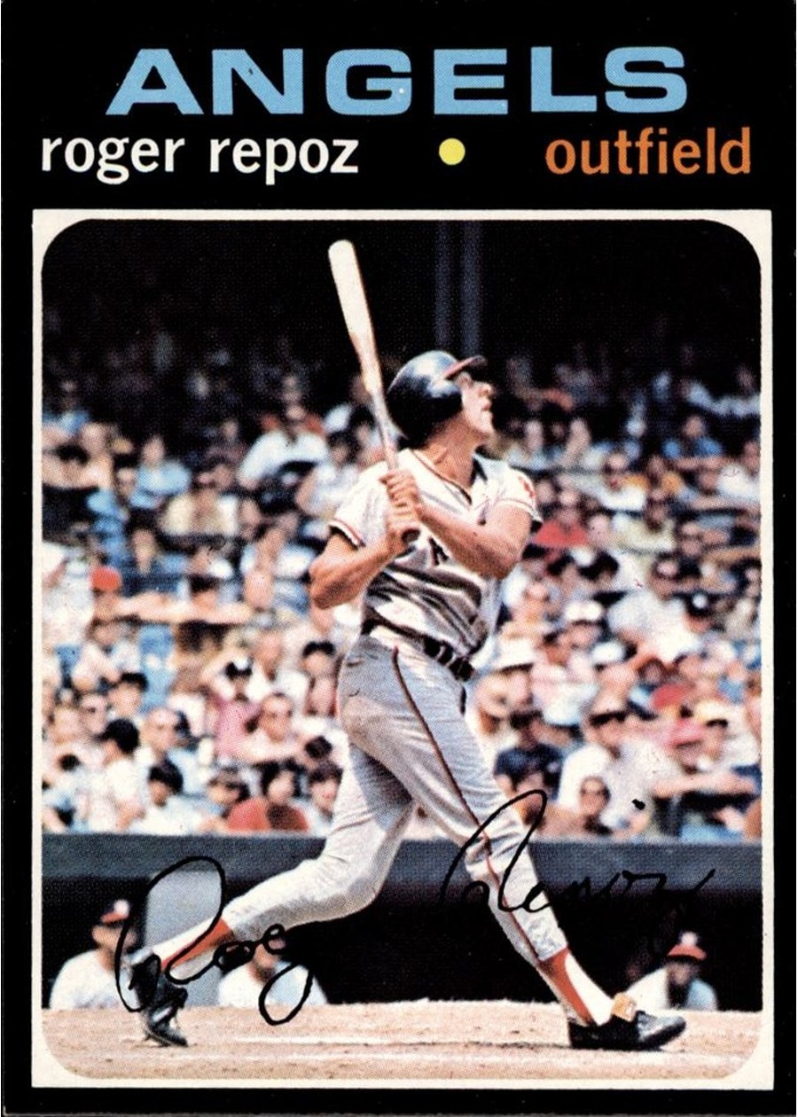 1971 Topps #508 Roger Repoz, California Angels