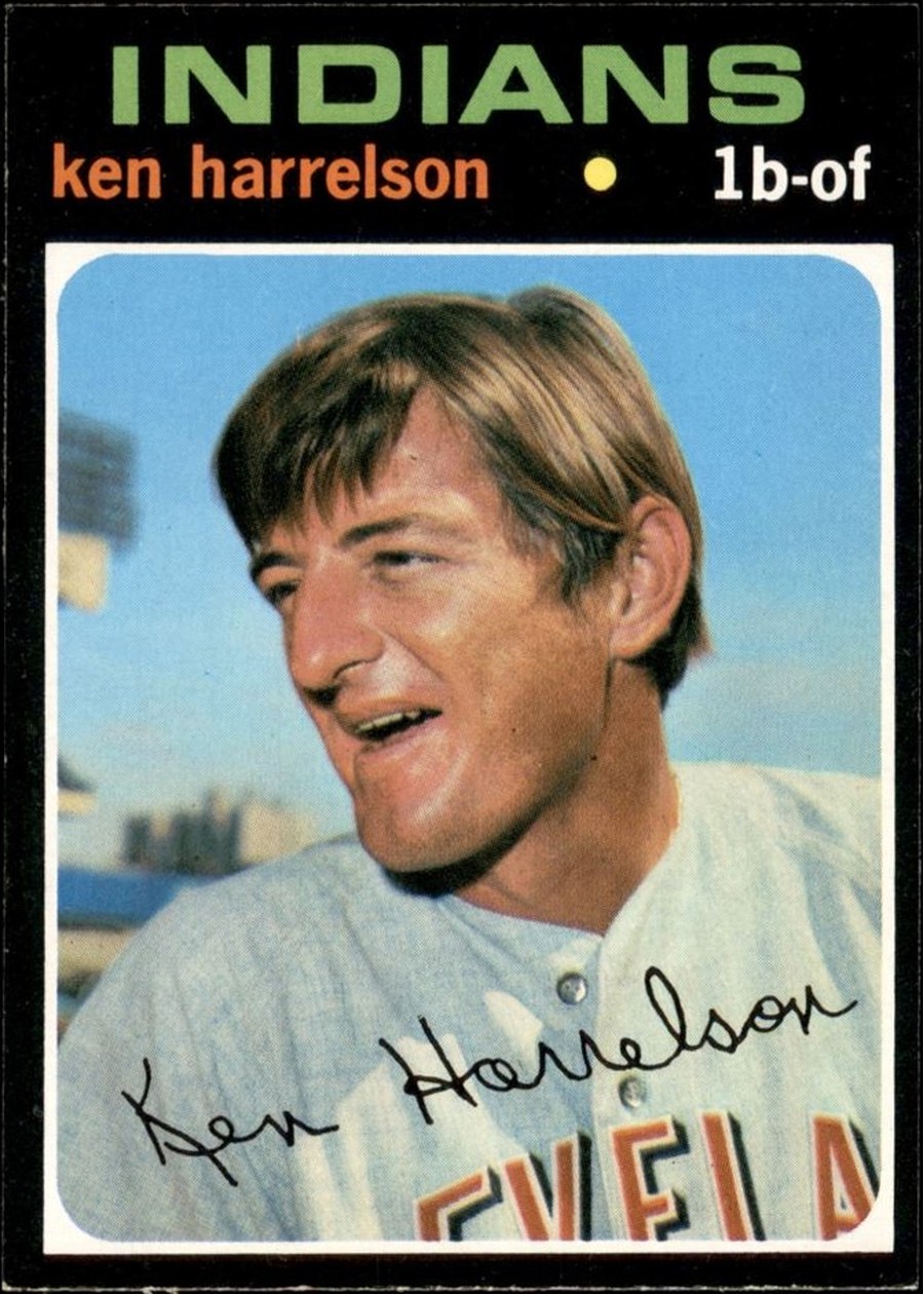 1971 Topps #510 Ken Harrelson, Cleveland Indians