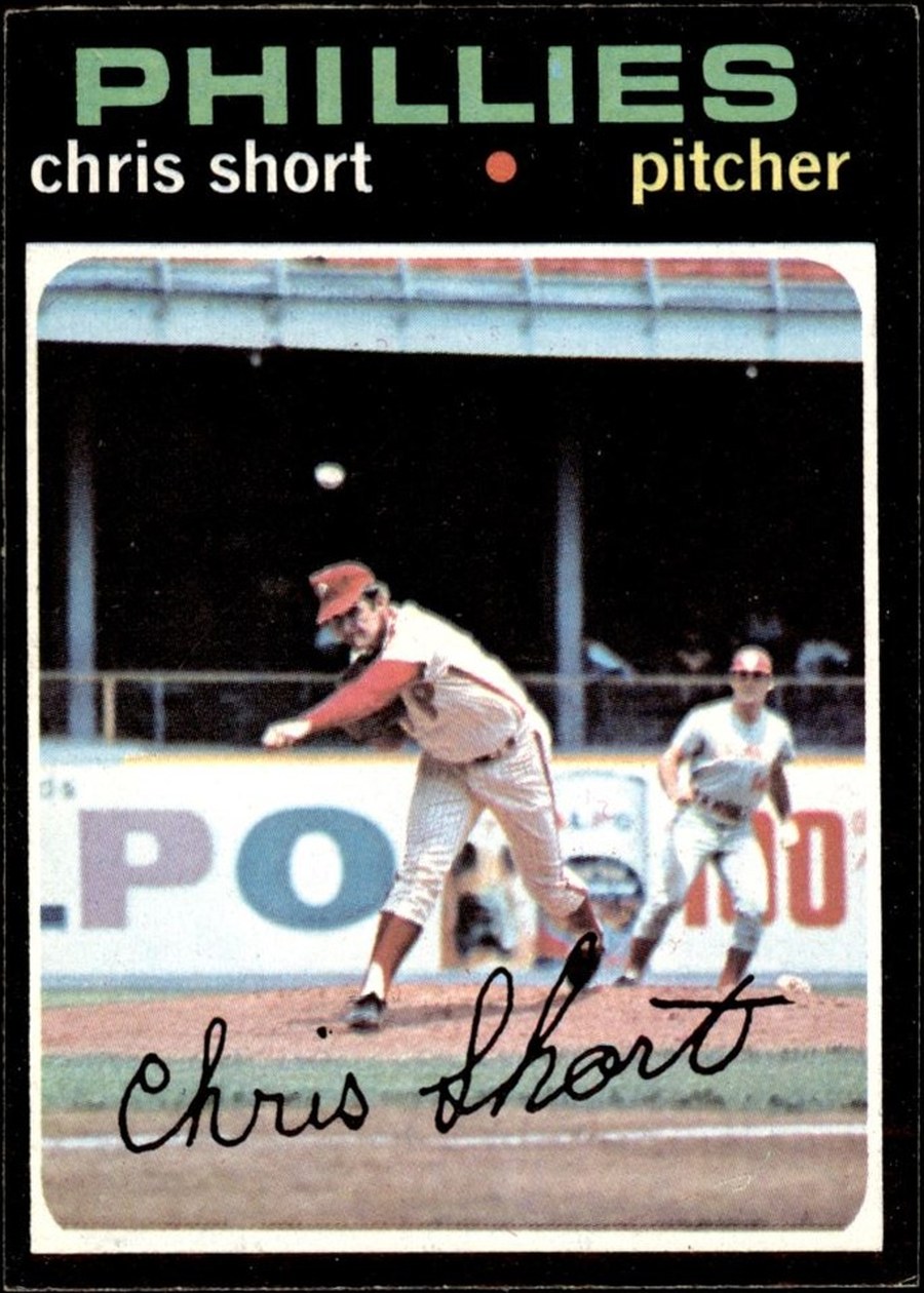 1971 Topps #511 Chris Short, Philadelphia Phillies