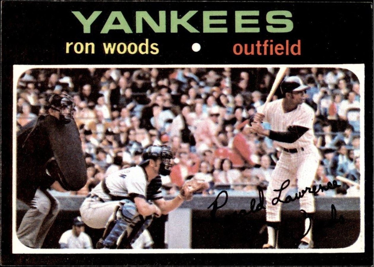 1971 Topps #514 Ron Woods, New York Yankees