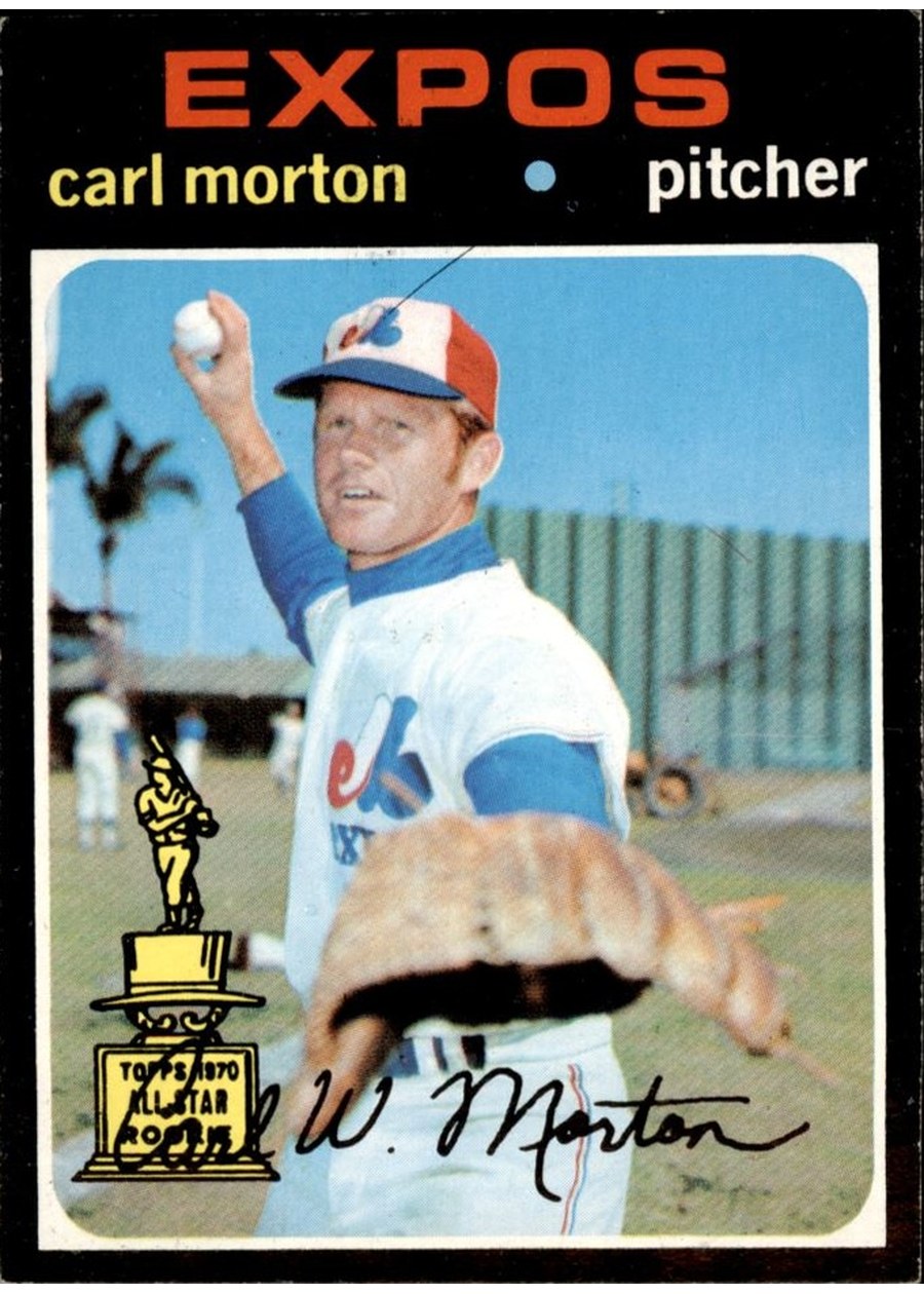 1971 Topps #515 Carl Morton, Montreal Expos