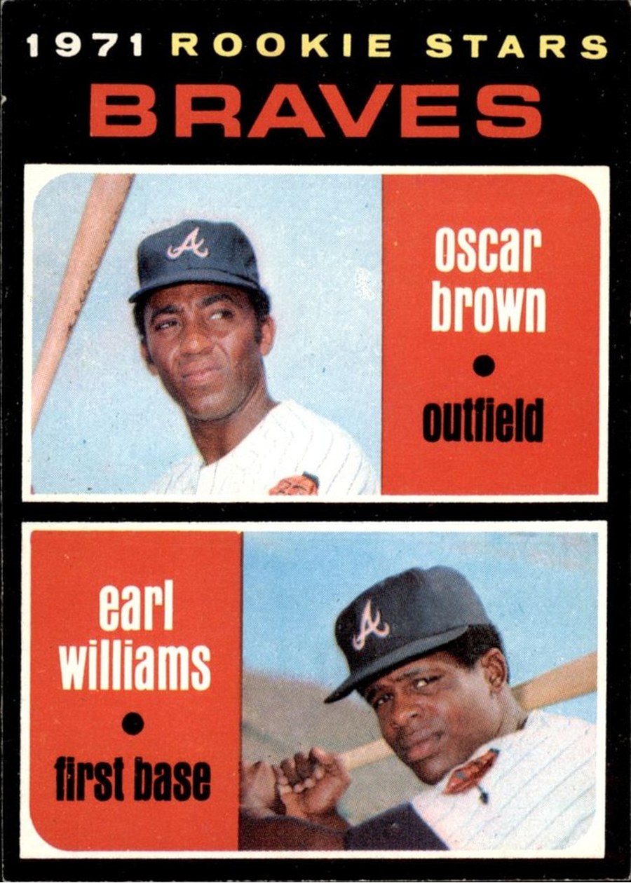 1971 Topps #52 Braves 1971 Rookie Stars, Atlanta Braves