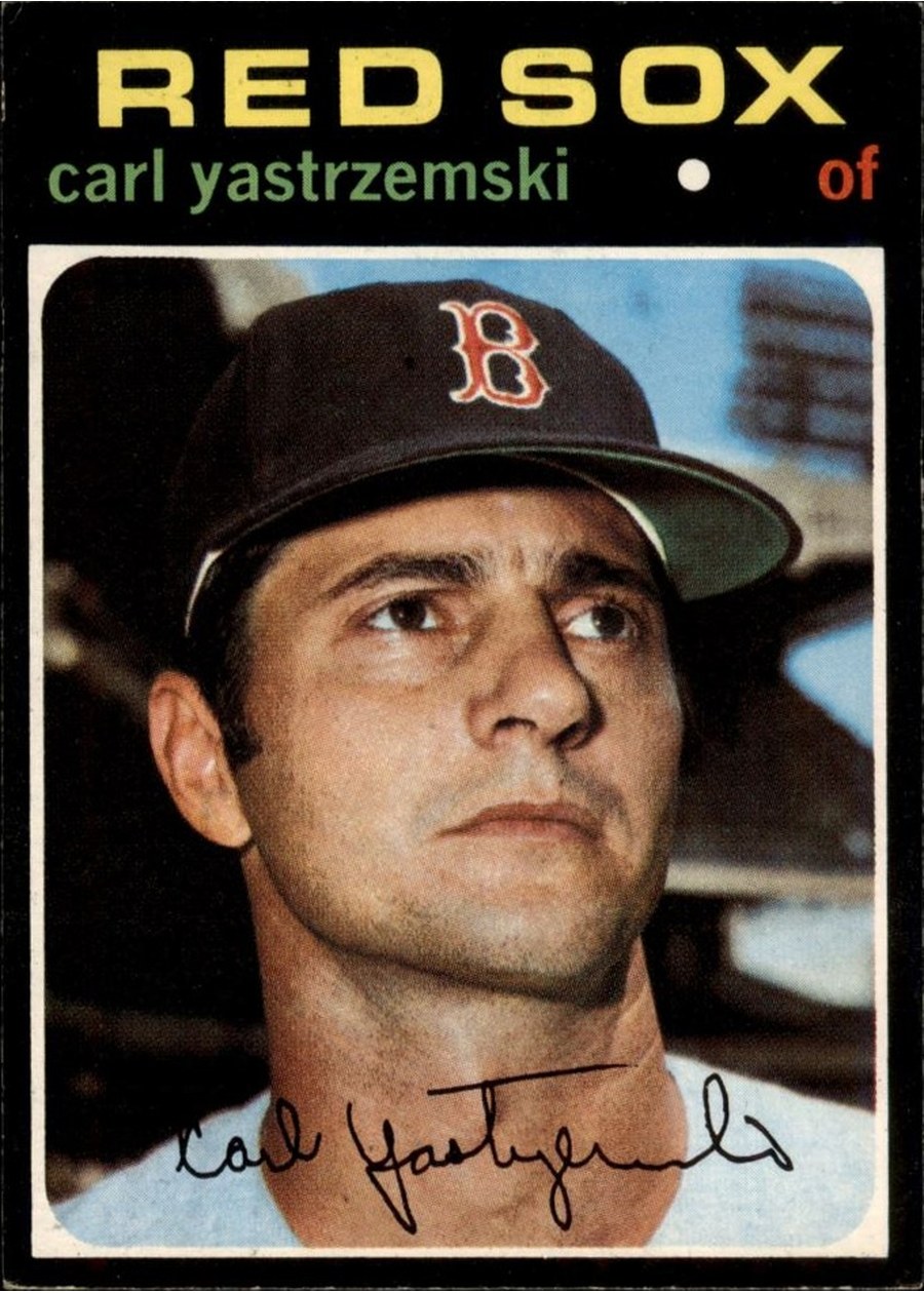 1971 Topps #530 Carl Yastrzemski, Boston Red Sox
