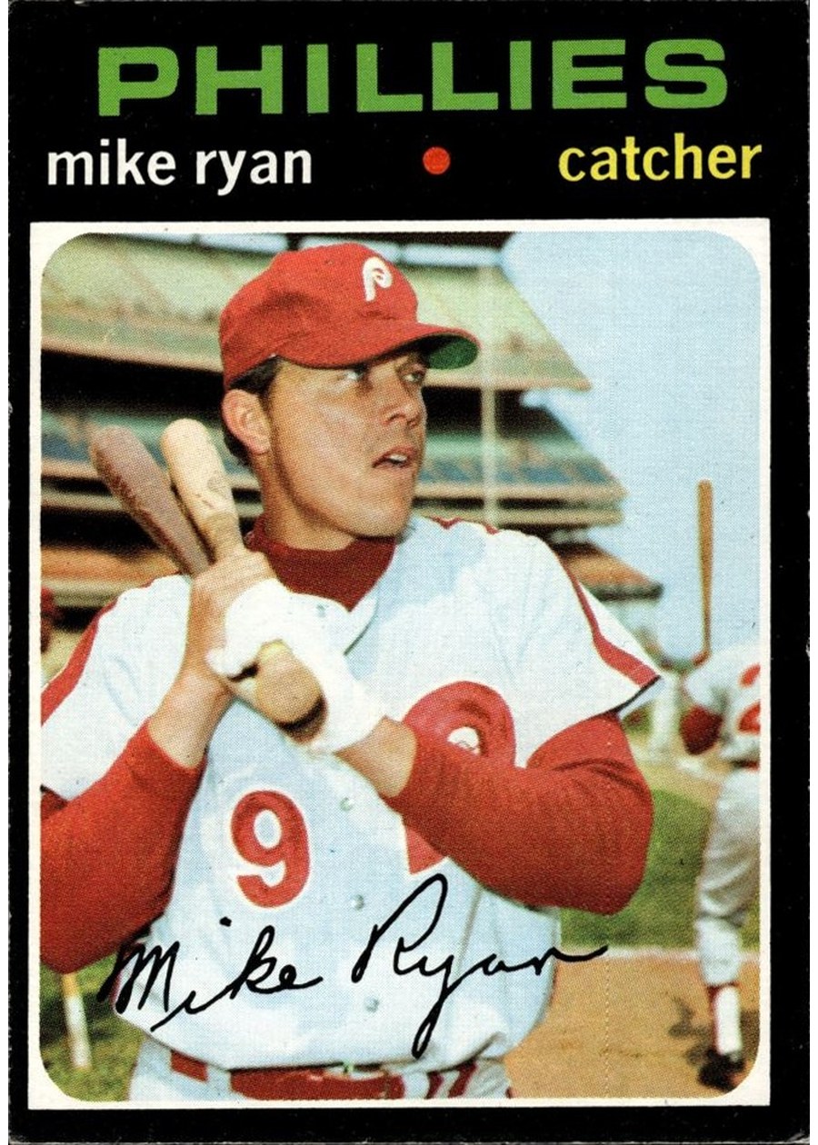1971 Topps #533 Mike Ryan, Philadelphia Phillies