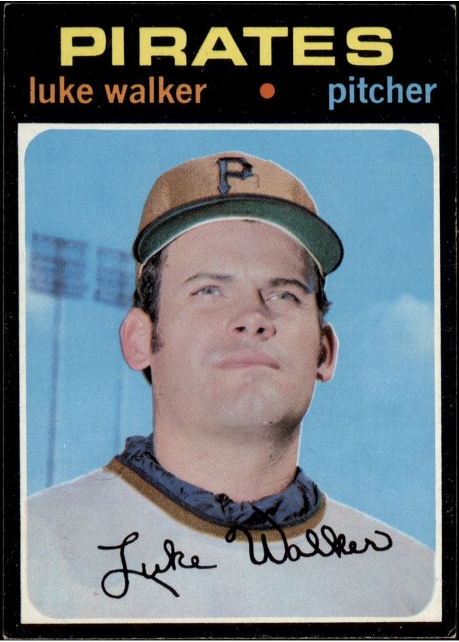 1971 Topps #534 Luke Walker, Pittsburgh Pirates