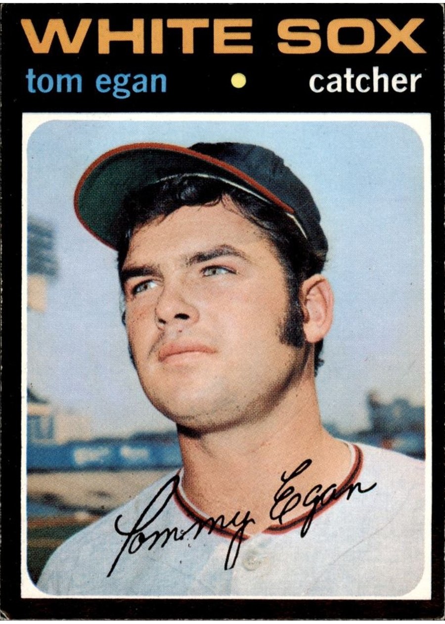 1971 Topps #537 Tom Egan, Chicago White Sox