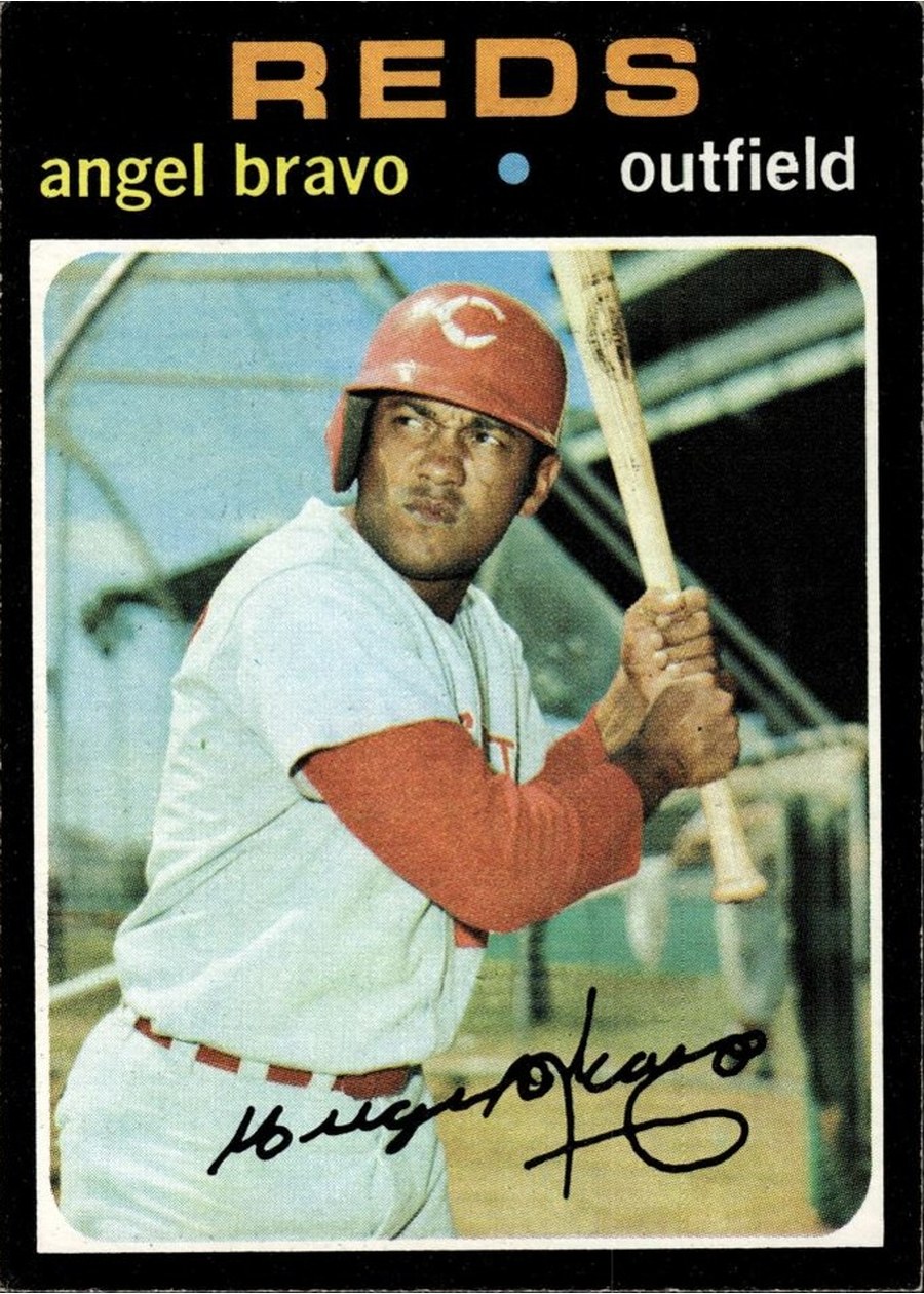 1971 Topps #538 Angel Bravo, Cincinnati Reds