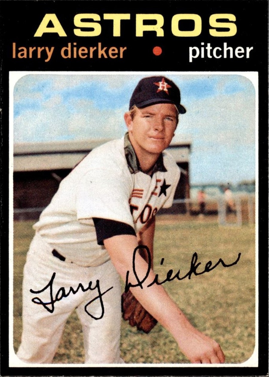 1971 Topps #540 Larry Dierker, Houston Astros