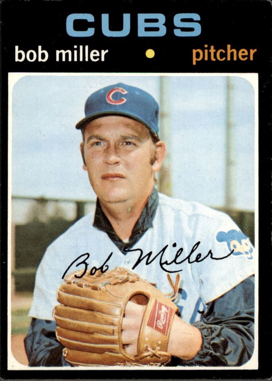 1971 Topps #542 Bob Miller, Chicago Cubs