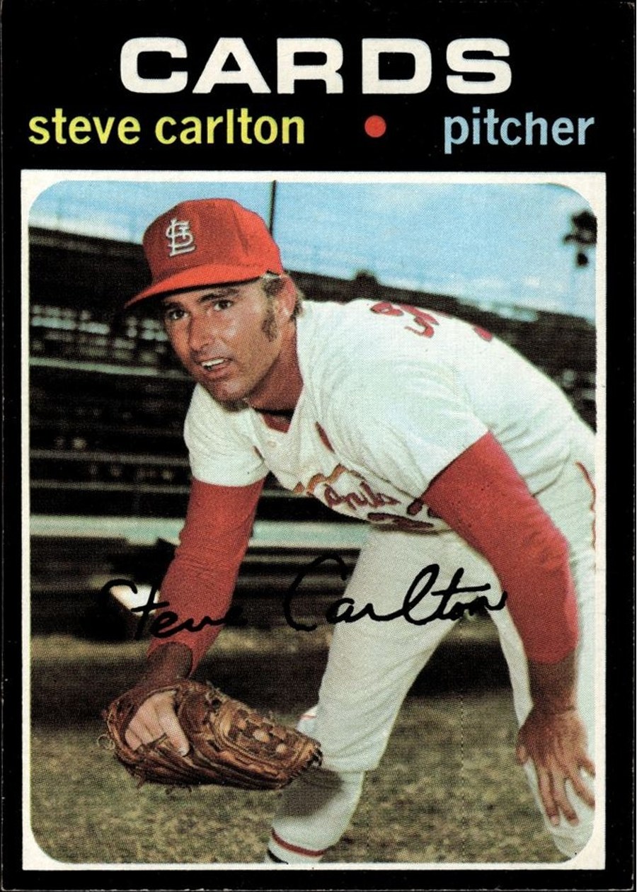 1971 Topps #55 Steve Carlton, St. Louis Cardinals