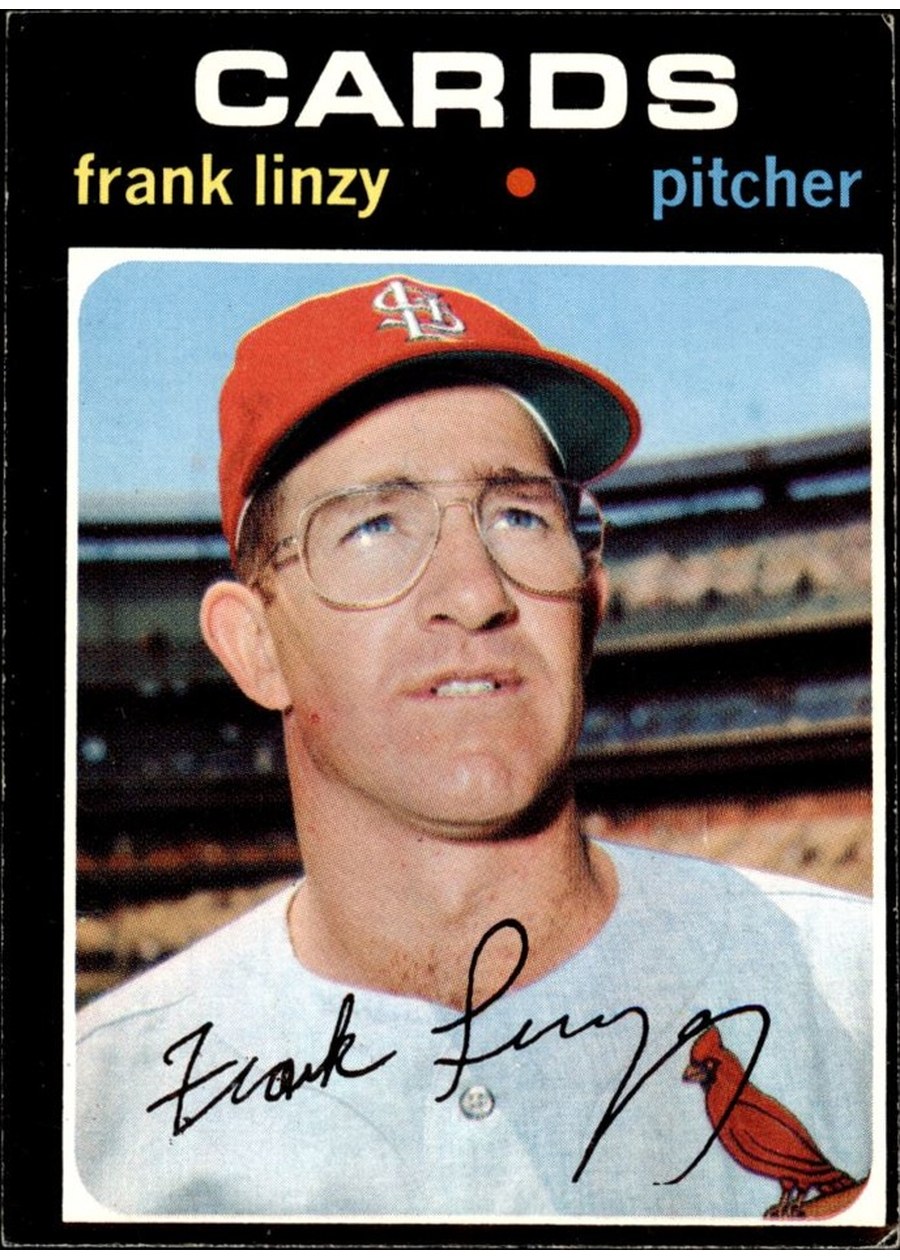 1971 Topps #551 Frank Linzy, St. Louis Cardinals