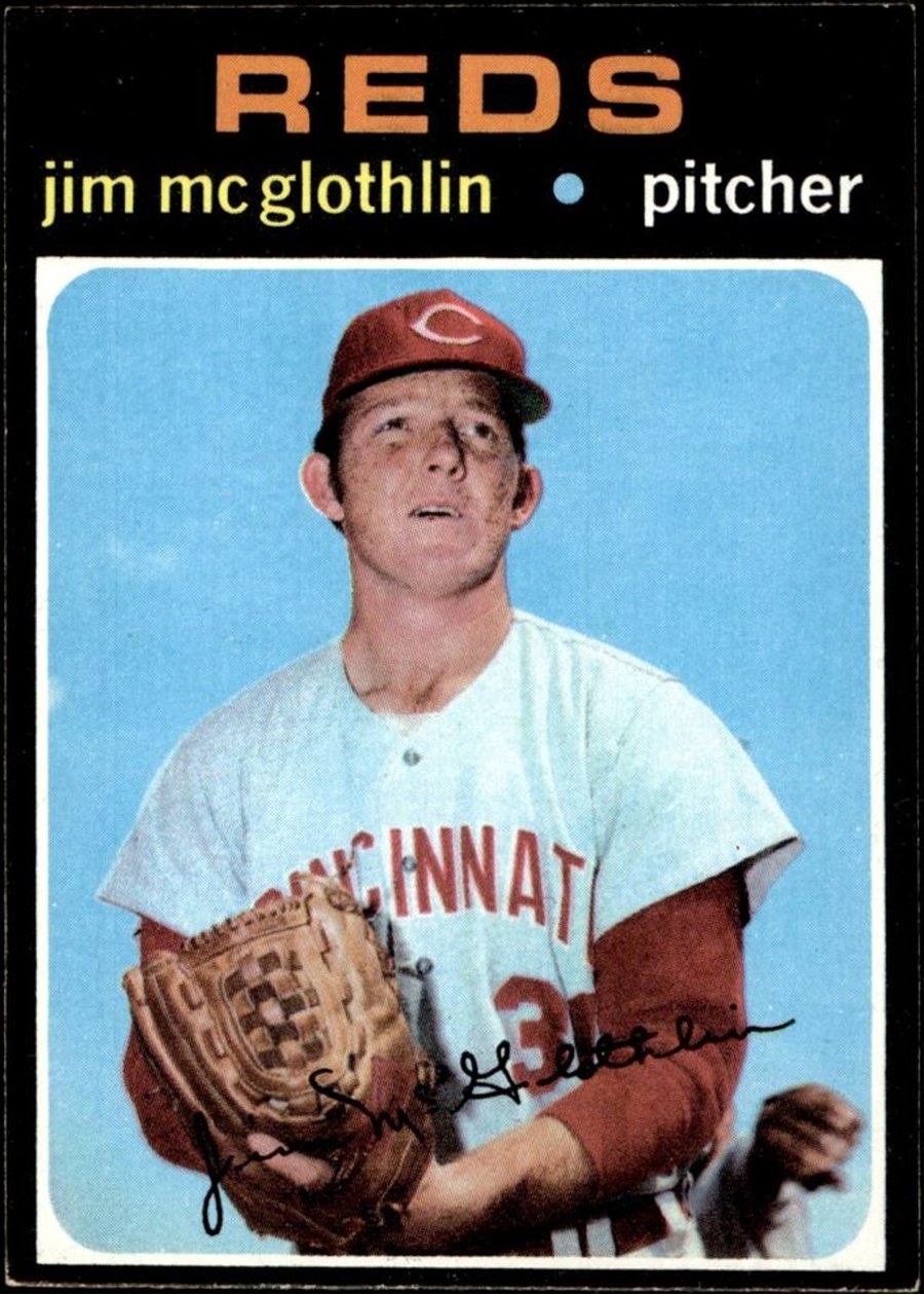 1971 Topps #556 Jim McGlothlin, Cincinnati Reds