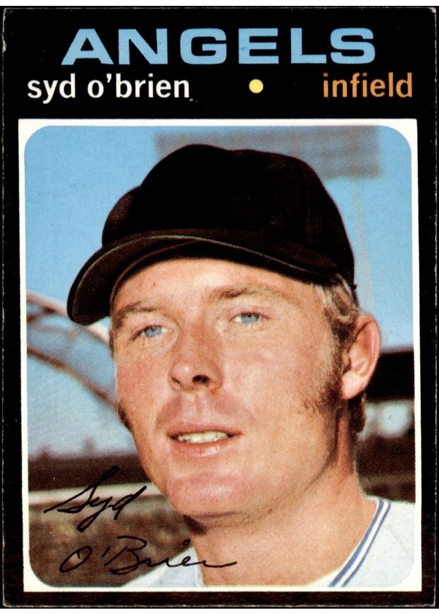 1971 Topps #561 Syd O'Brien, California Angels
