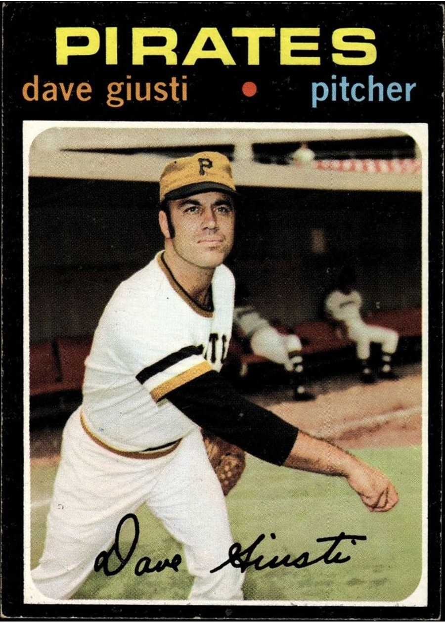 1971 Topps #562 Dave Giusti, Pittsburgh Pirates