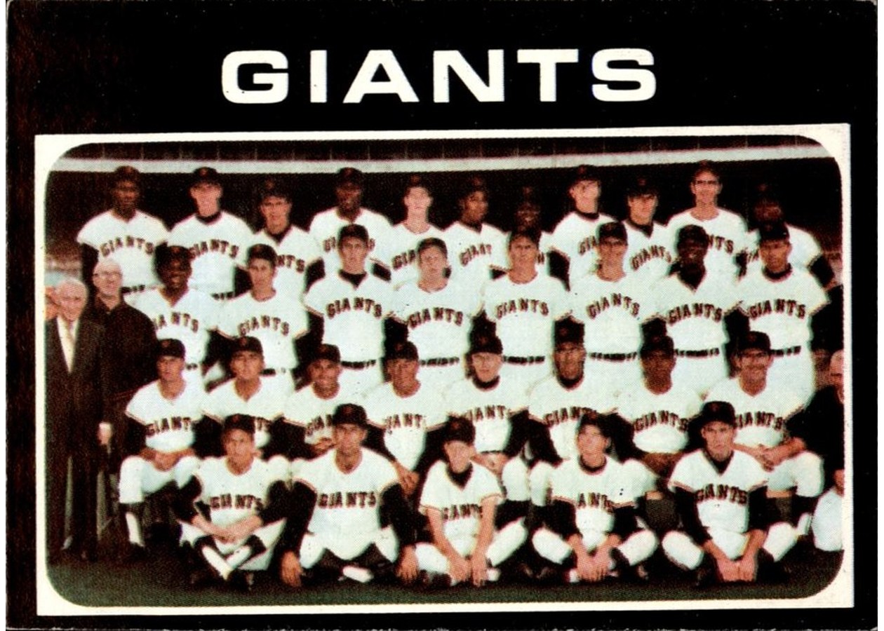 1971 Topps #563 San Francisco Giants