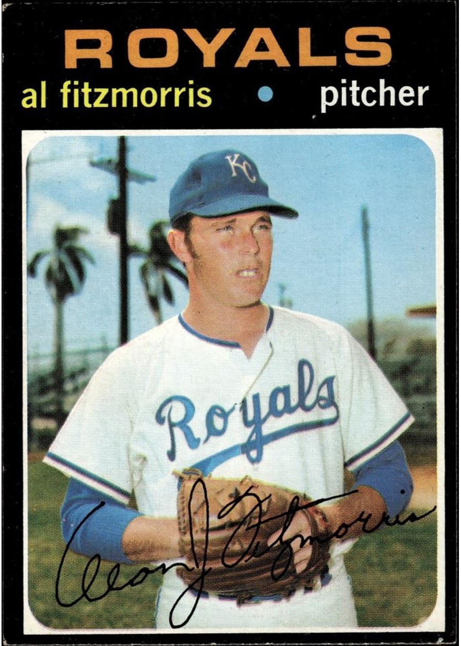 1971 Topps #564 Al Fitzmorris, Kansas City Royals