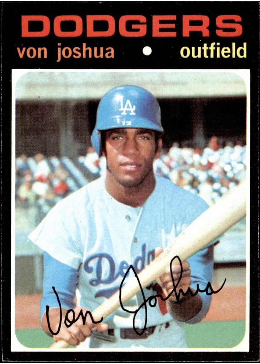 1971 Topps #57 Von Joshua, Los Angeles Dodgers