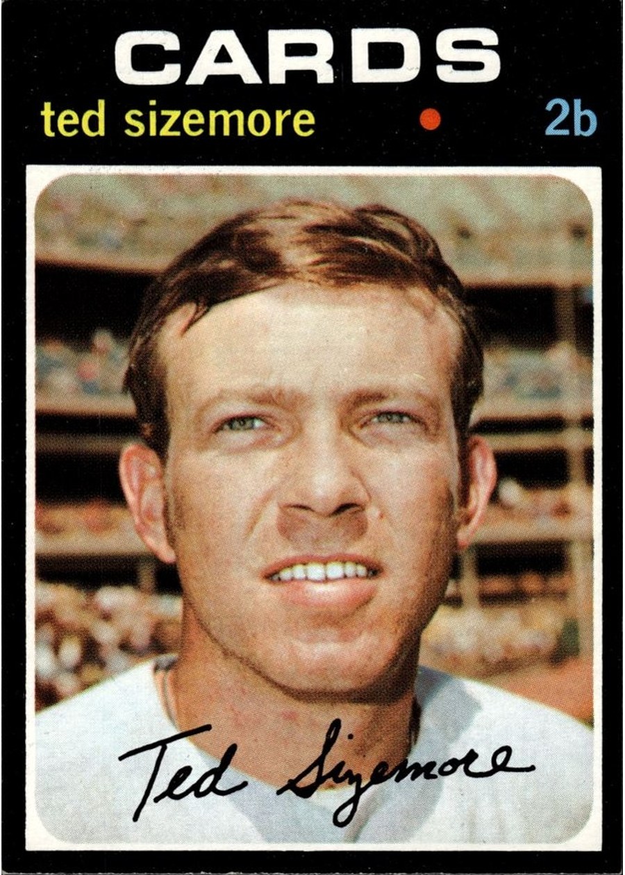 1971 Topps #571 Ted Sizemore, St. Louis Cardinals