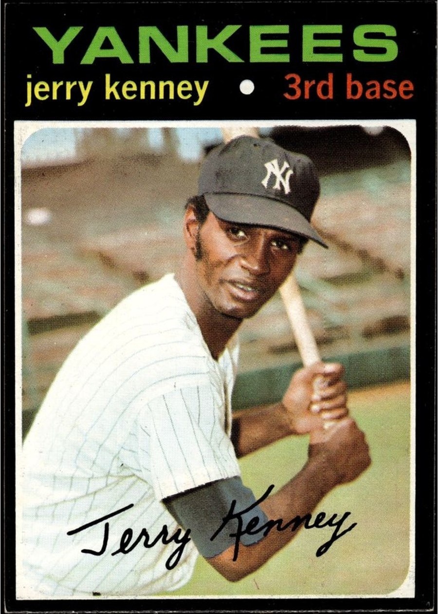 1971 Topps #572 Jerry Kenney, New York Yankees