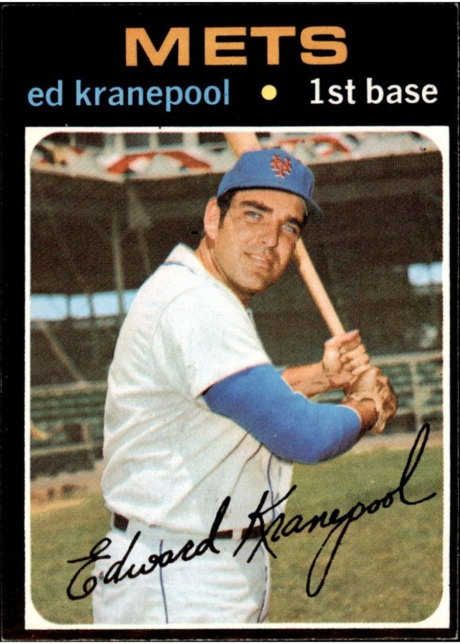 1971 Topps #573 Ed Kranepool, New York Mets