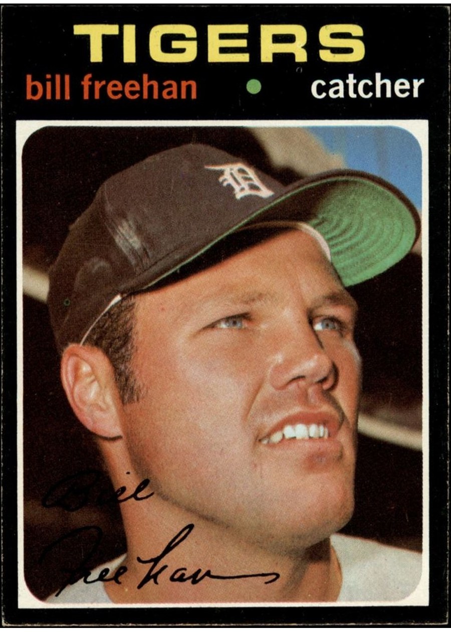 1971 Topps #575 Bill Freehan, Detroit Tigers