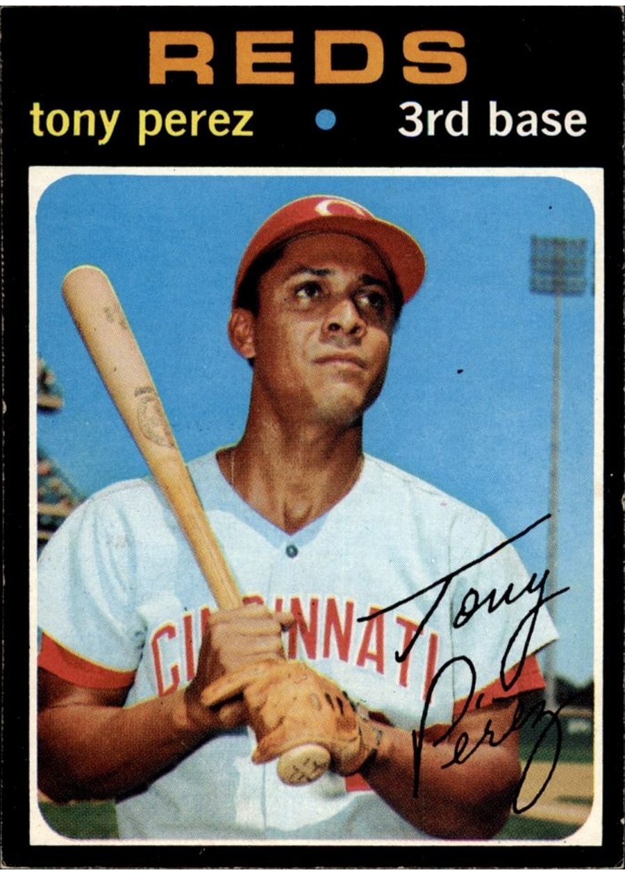 1971 Topps #580 Tony Perez, Cincinnati Reds