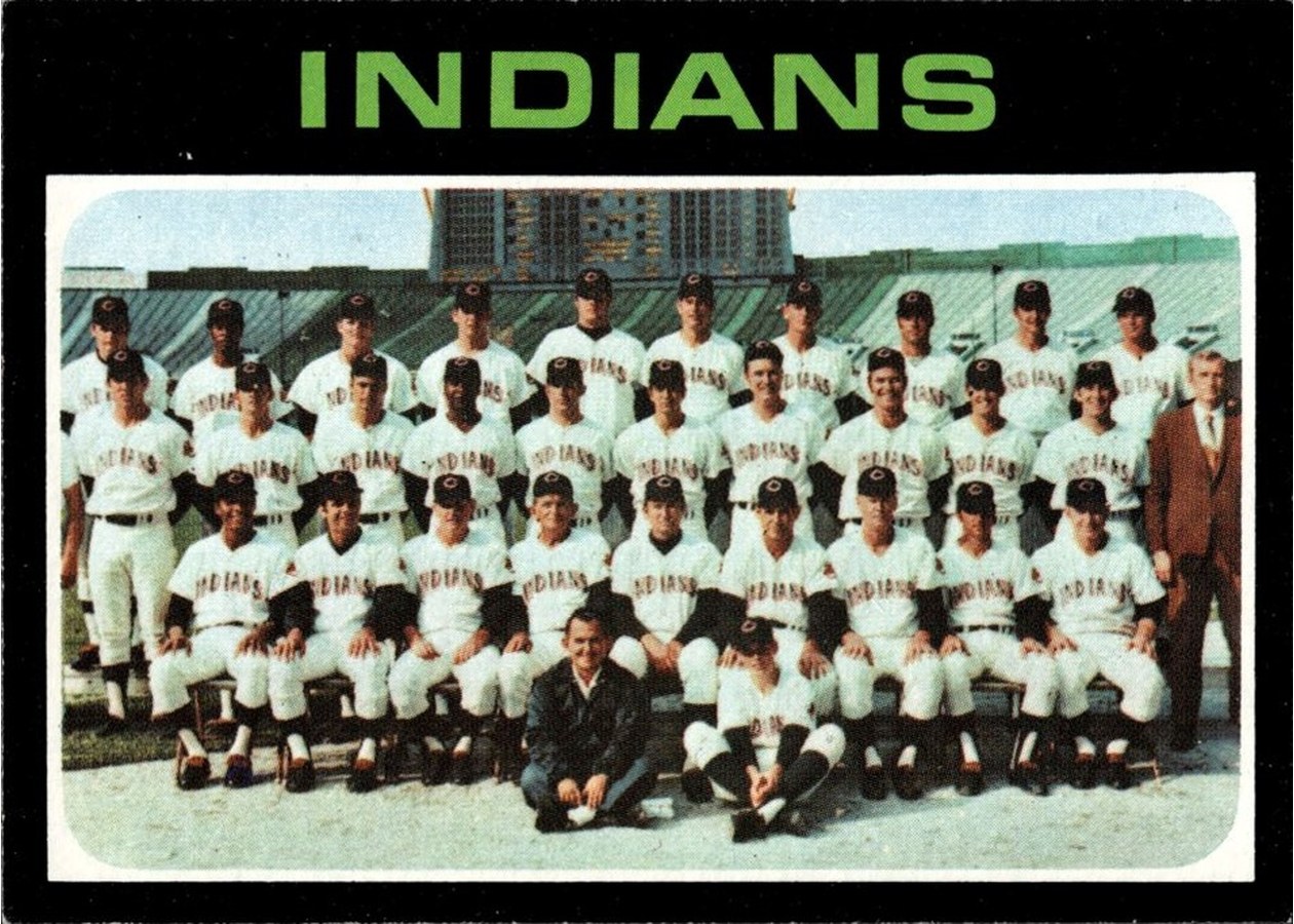 1971 Topps #584 Cleveland Indians