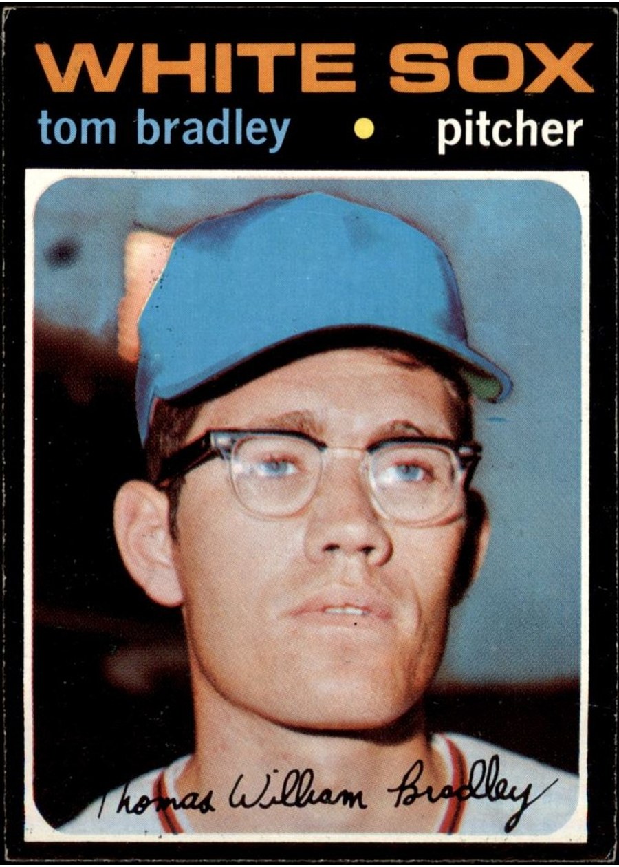 1971 Topps #588 Tom Bradley, Chicago White Sox