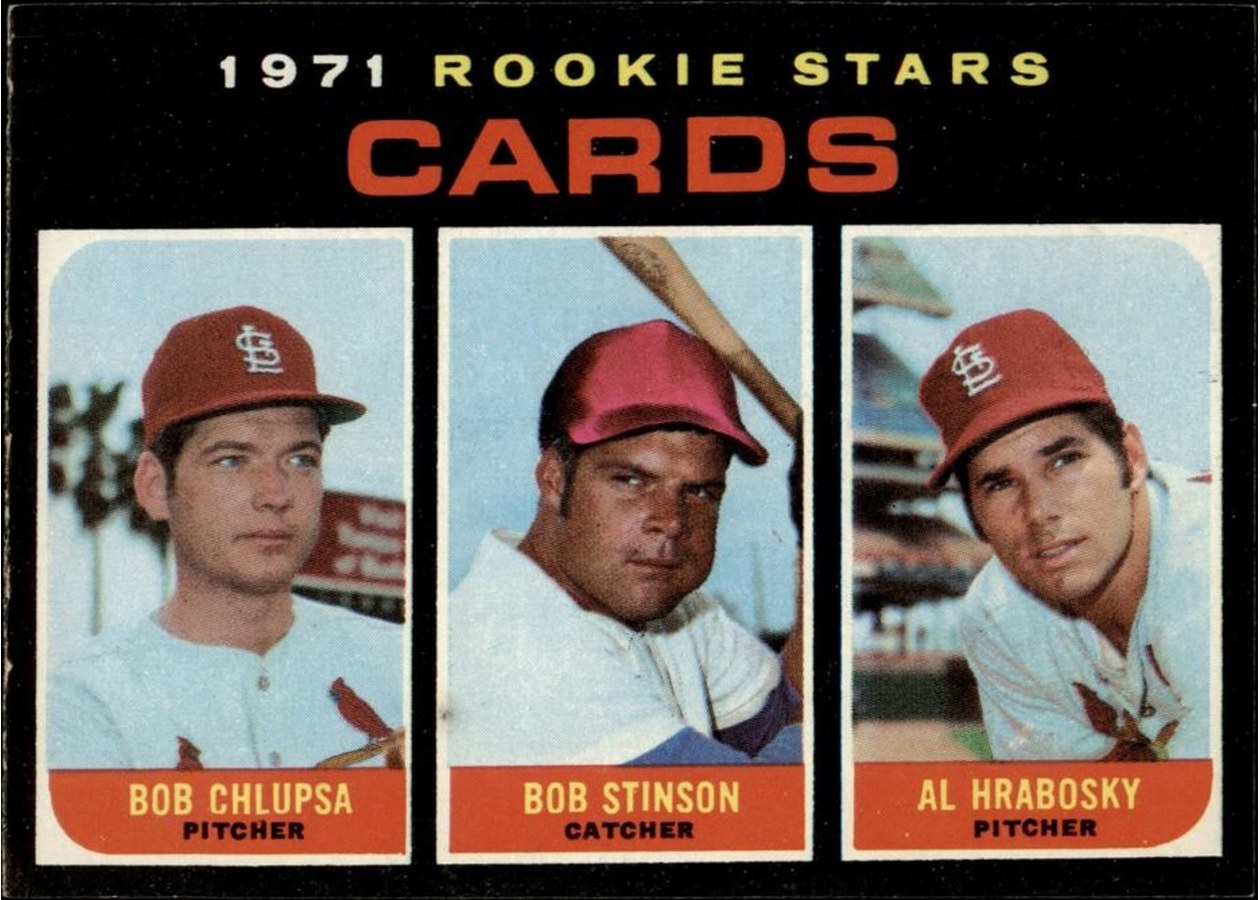1971 Topps #594 Cards 1971 Rookie Stars, St. Louis Cardinals