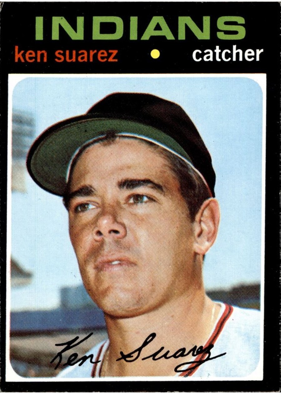 1971 Topps #597 Ken Suarez, Cleveland Indians