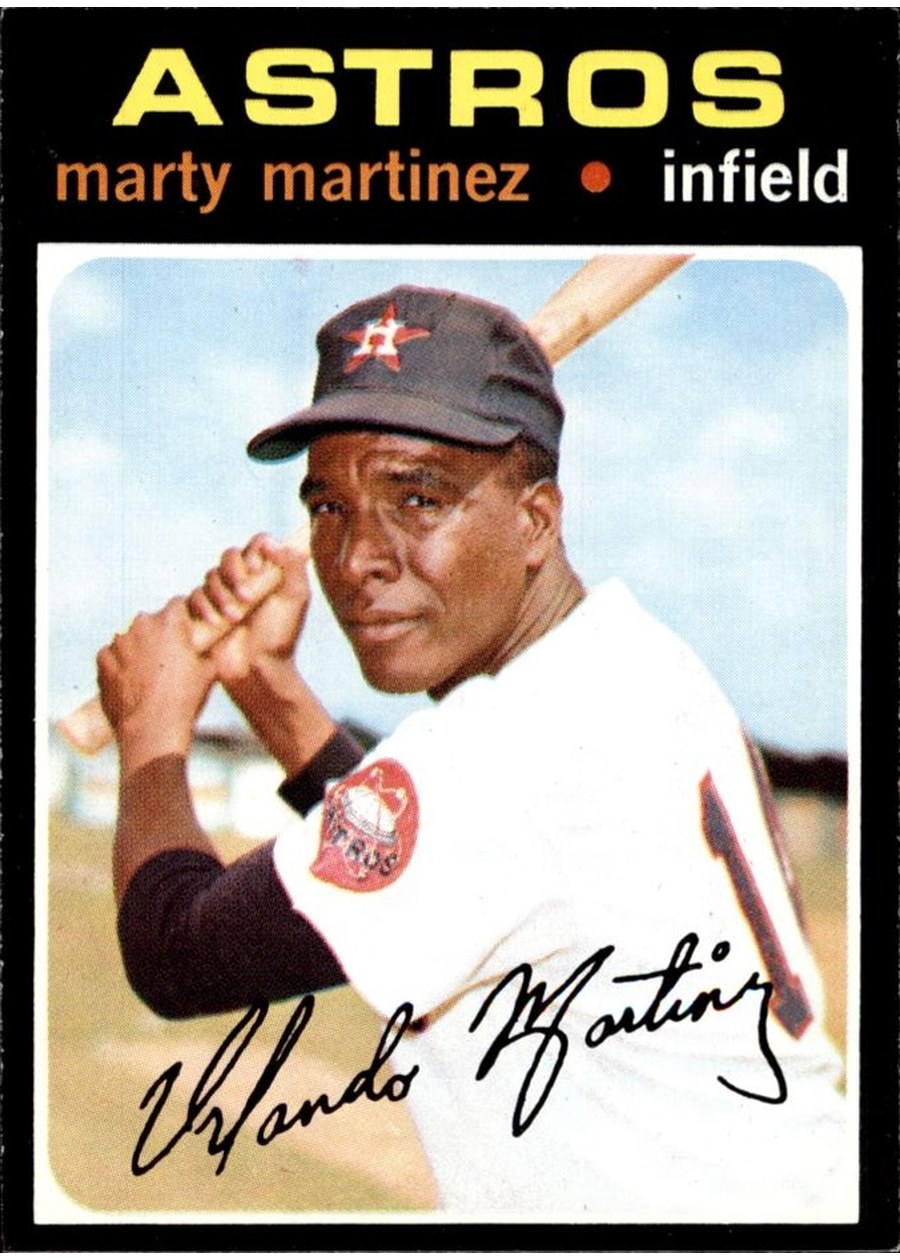 1971 Topps #602 Marty Martinez, Houston Astros