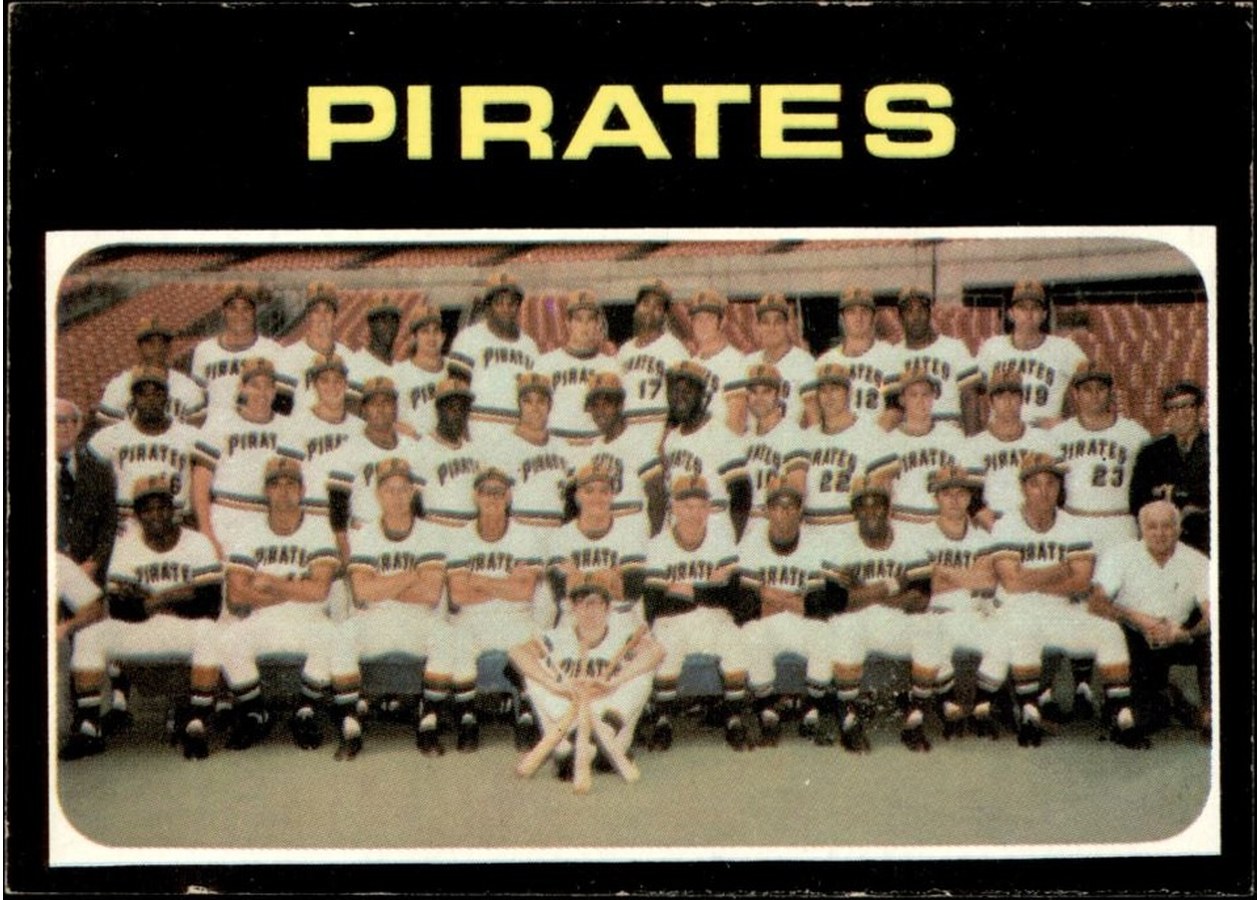 1971 Topps #603 Pittsburgh Pirates
