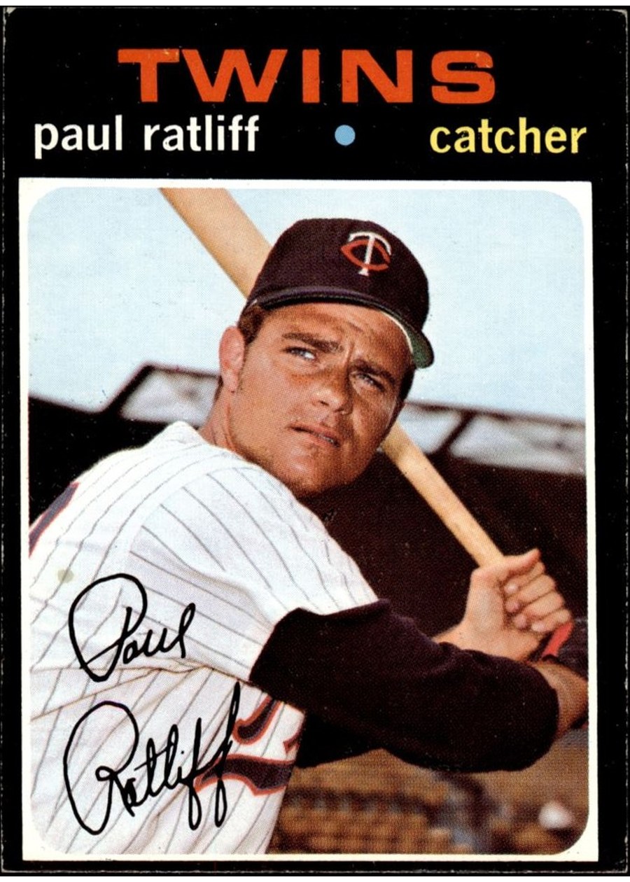 1971 Topps #607 Paul Ratliff, Minnesota Twins