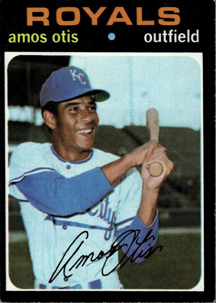 1971 Topps #610 Amos Otis, Kansas City Royals