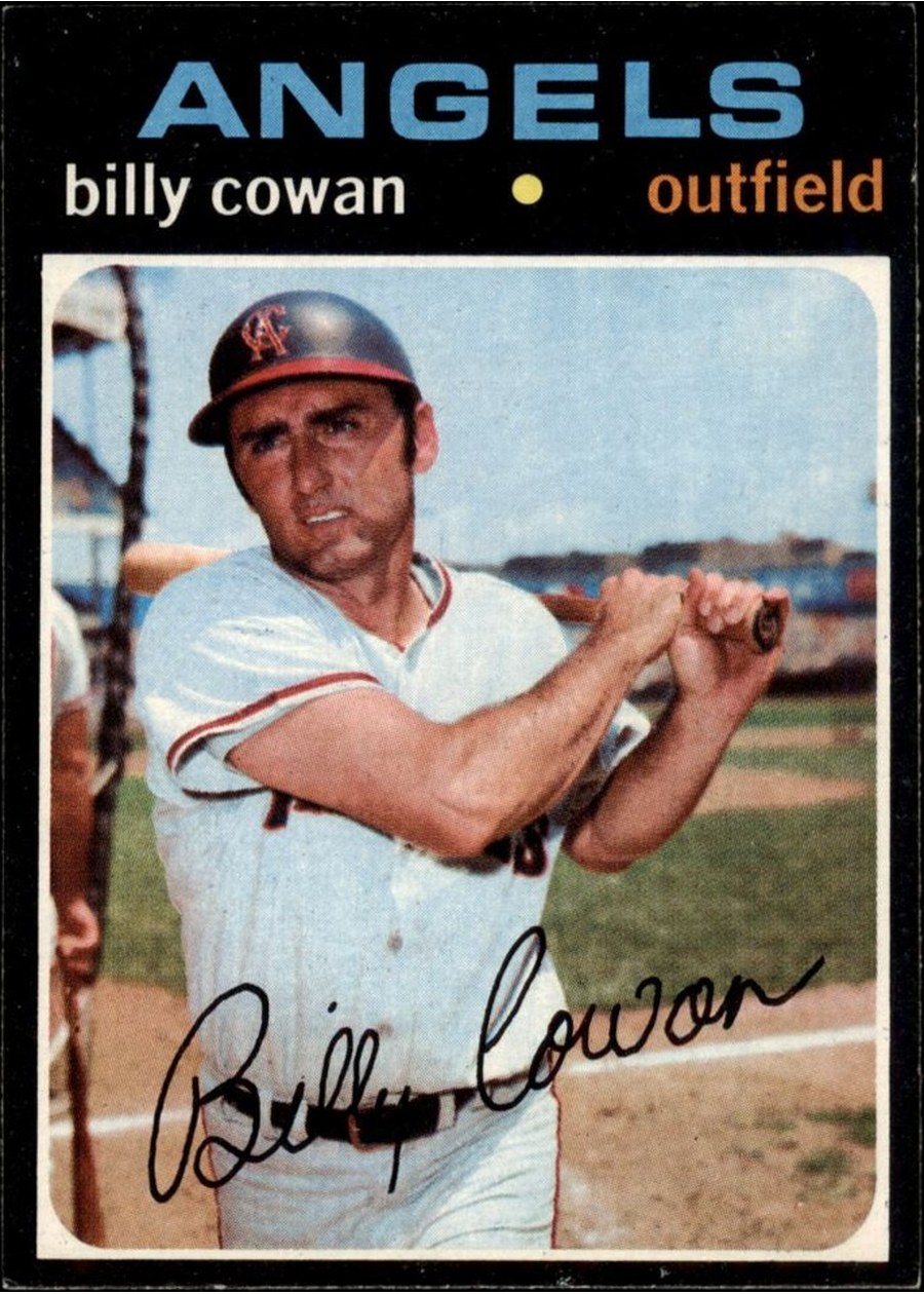 1971 Topps #614 Billy Cowan, California Angels