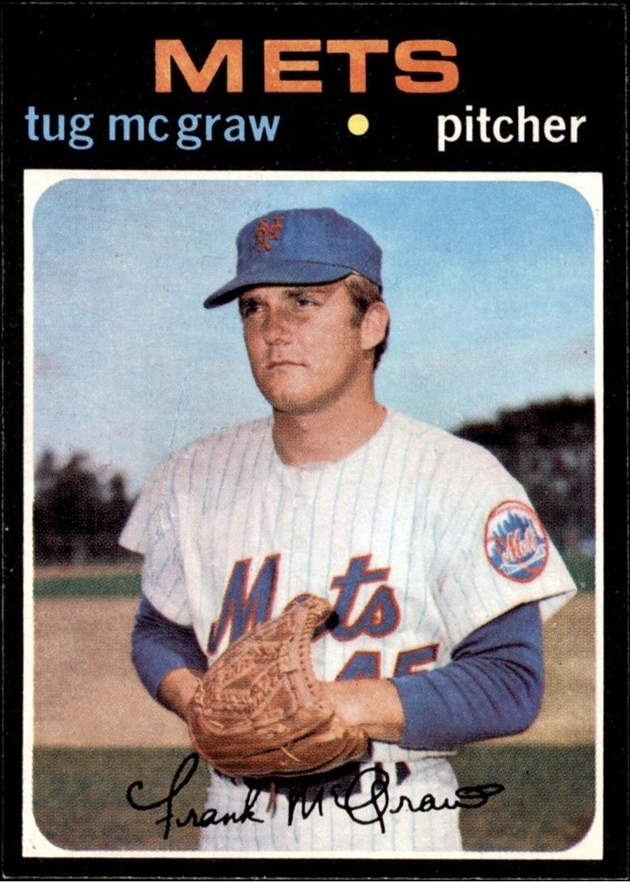 1971 Topps #618 Tug McGraw, New York Mets