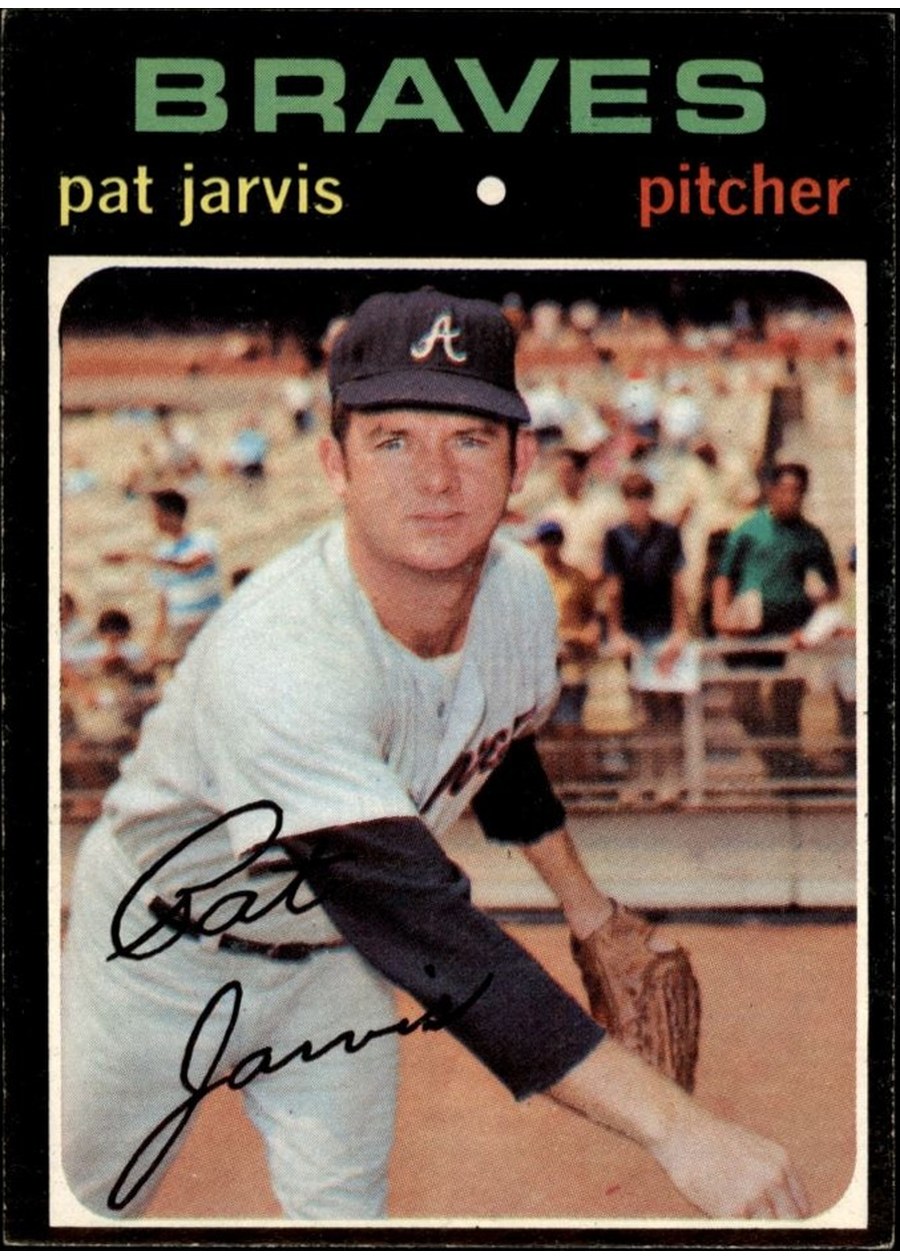 1971 Topps #623 Pat Jarvis, Atlanta Braves
