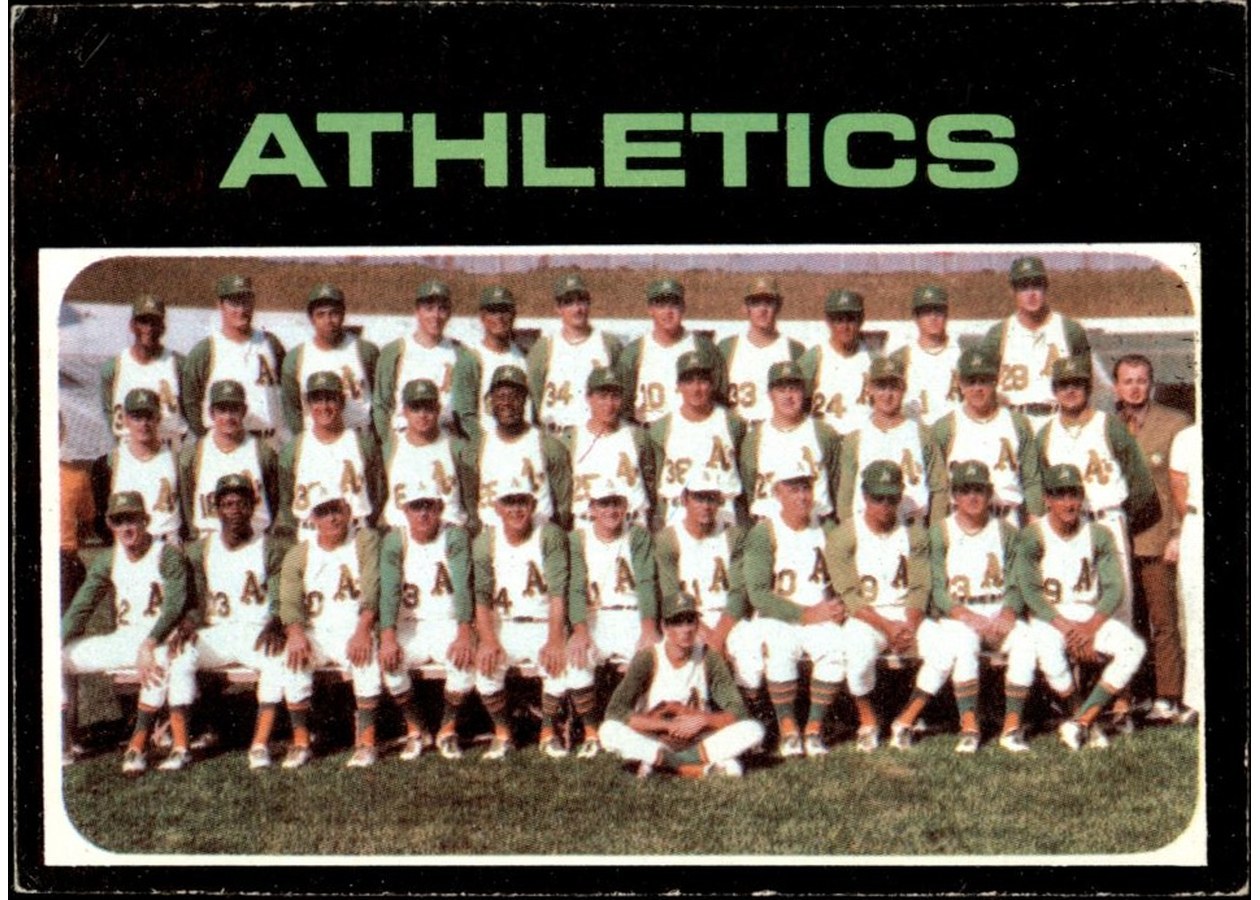 1971 Topps #624 Oakland Athletics