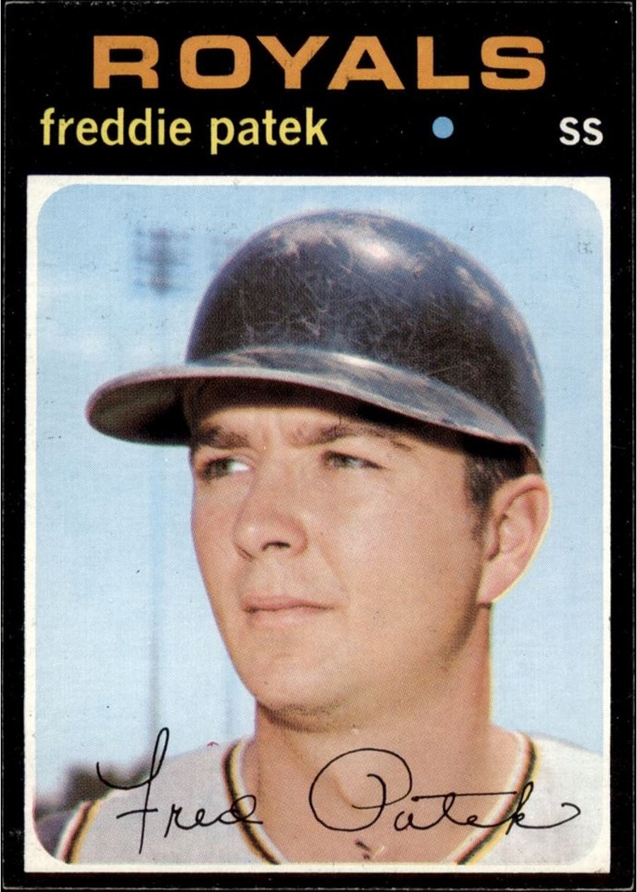 1971 Topps #626 Freddie Patek, Kansas City Royals